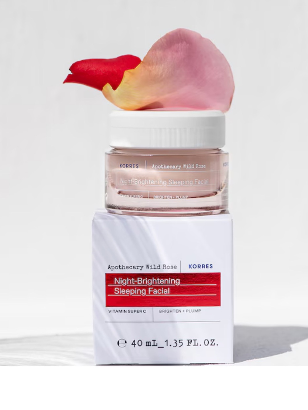 New Korres Wild Rose Night-Brightening Sleeping Facial